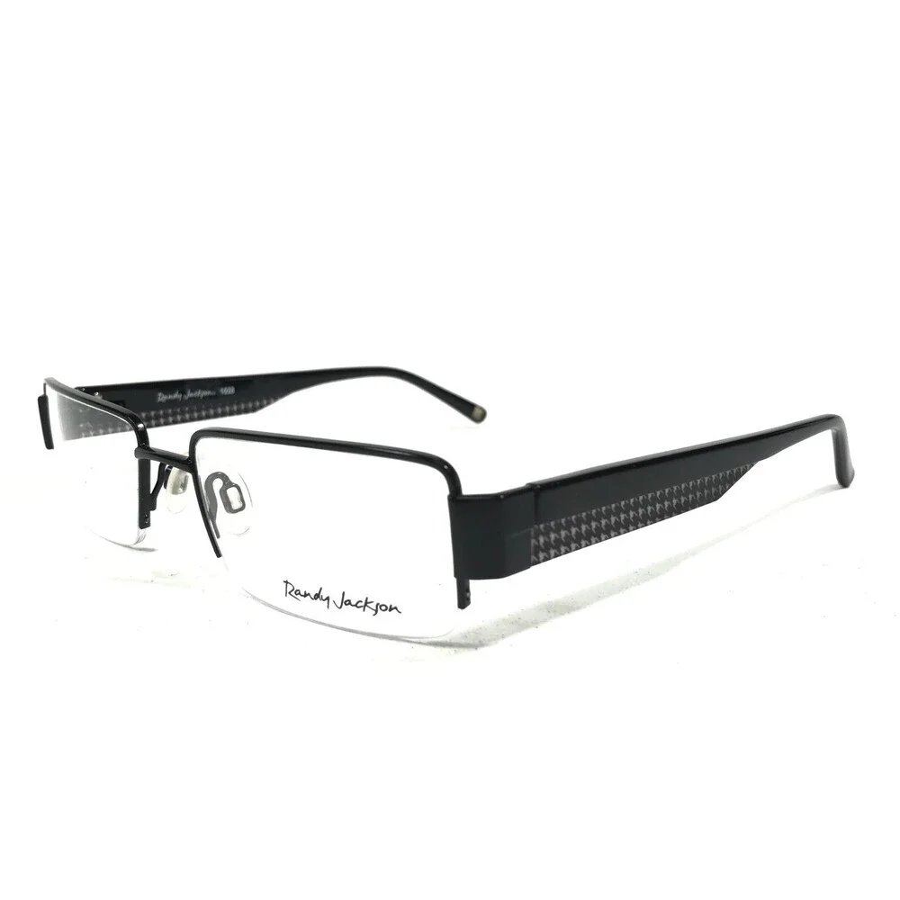Randy Jackson 1028 ZYLOWARE C.021 Eyeglasses Frames Black Rectangular 53-18-140